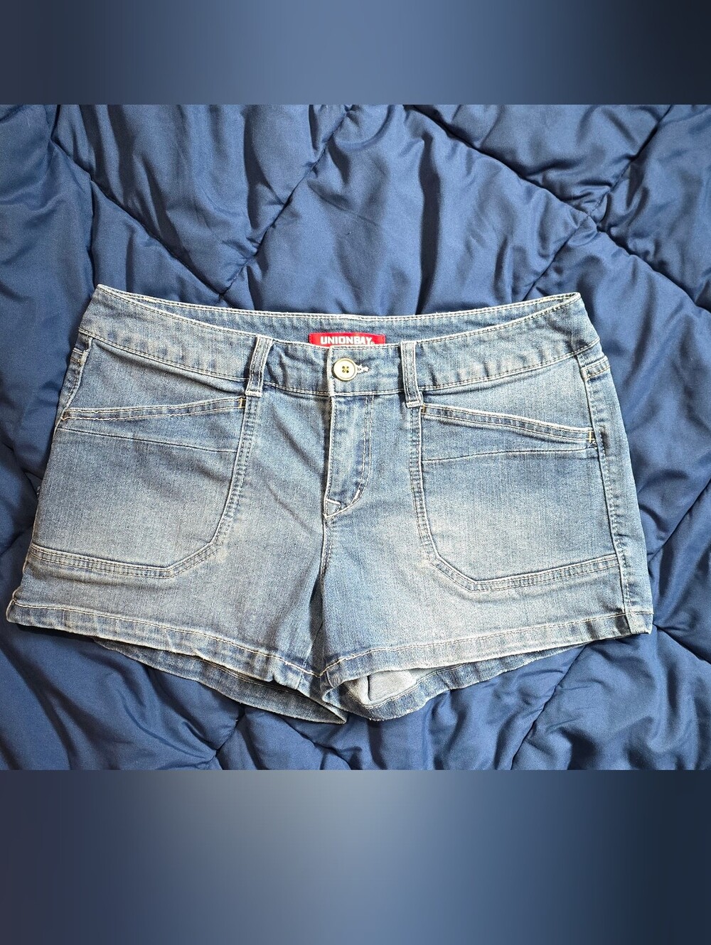 UNIONBAY Light Wash Denim Shorts